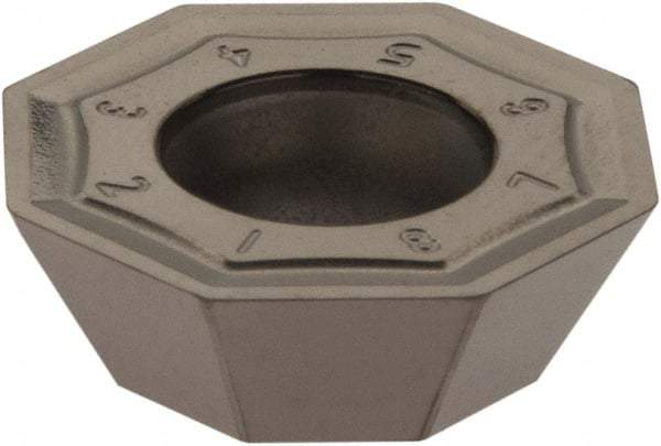 Kennametal - OFKT53 LN Grade KC410M Carbide Milling Insert - TiB2 Finish, 0.1969" Thick, 0.579" Inscribed Circle, 0.8mm Corner Radius - Eagle Tool & Supply