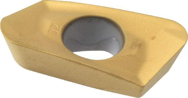 Kennametal - EP1832 GD Grade KC725M Carbide Milling Insert - TiN/TiCN/TiN Finish, 0.217" Thick, 3.2mm Corner Radius - Eagle Tool & Supply