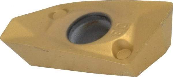 Kennametal - EC1408 GD Grade KC725M Carbide Milling Insert - TiN/TiCN/TiN Finish, 0.177" Thick, 0.8mm Corner Radius - Eagle Tool & Supply