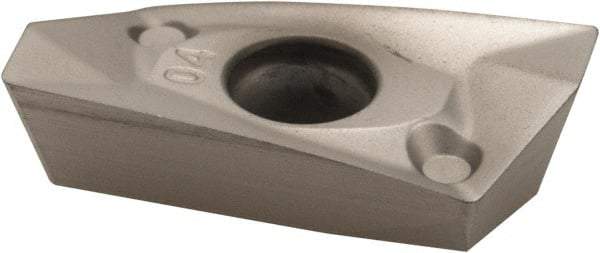 Kennametal - EC1404 LD Grade KC410M Carbide Milling Insert - TiB2 Finish, 0.177" Thick, 0.4mm Corner Radius - Eagle Tool & Supply