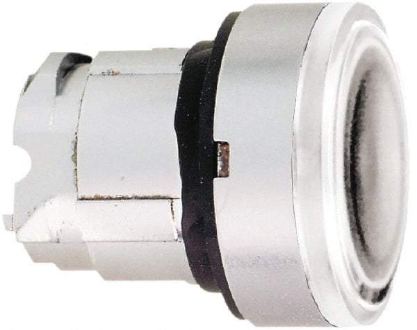 Schneider Electric - 22mm Mount Hole, Flush, Pushbutton Switch Only - Round, White Pushbutton, Nonilluminated, Momentary (MO) - Eagle Tool & Supply