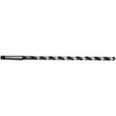 Interstate - 1-3/4", 5MT 118° Point High Speed Steel Taper Shank Drill Bit - Eagle Tool & Supply