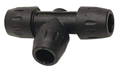 Transair - 1-1/2" ID, Air Hose Equal Tee - 232 Max psi, 8-1/16" Long, Plastic - Eagle Tool & Supply