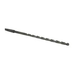 Interstate - 1/2", 2MT 118° Point High Speed Steel Taper Shank Drill Bit - Eagle Tool & Supply