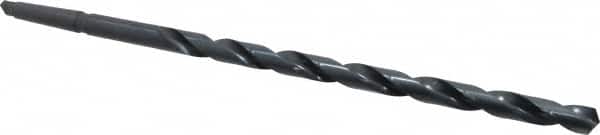 Interstate - 45/64", 2MT 118° Point High Speed Steel Taper Shank Drill Bit - Eagle Tool & Supply