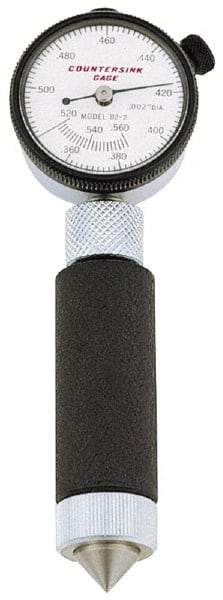SPI - 0.16 to 0.36", 100° Angle Countersink Gage - White Dial Face - Eagle Tool & Supply