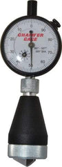 SPI - 0 to 1", 90 to 127° Included Angle, Internal Chamfer Gage - White Hardened Tool Steel (Plunger), 3 Blade & Conical Plunger, 0.002" Accuracy, 0.001" Graduation - Eagle Tool & Supply