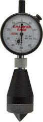 SPI - 0 to 1", 0 to 90° Included Angle, Internal Chamfer Gage - White Hardened Tool Steel (Plunger), 3 Blade & Conical Plunger, 0.001" Accuracy, 0.001" Graduation - Eagle Tool & Supply