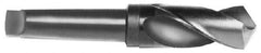 Interstate - 3-1/4", 5MT 118° Point High Speed Steel Taper Shank Drill Bit - Oxide Finish, 5" Flute Length, 12" OAL, Spiral Flute - Eagle Tool & Supply