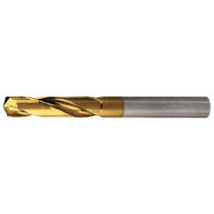 Walter-Titex - 0.437" 140° Spiral Flute Solid Carbide Screw Machine Drill Bit - Eagle Tool & Supply