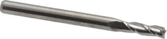 M.A. Ford - 7/64", 3/8" LOC, 1/8" Shank Diam, 1-1/2" OAL, 3 Flute, Solid Carbide Square End Mill - Single End, Uncoated, Spiral Flute, 30° Helix, Centercutting, Right Hand Cut, Right Hand Flute, Series 116 - Eagle Tool & Supply