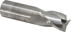 M.A. Ford - 1" Diam, 1-1/2" LOC, 1" Shank Diam, 4" OAL, 3 Flute Solid Carbide Square End Mill - Eagle Tool & Supply