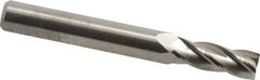 M.A. Ford - 9/32", 3/4" LOC, 5/16" Shank Diam, 2-1/2" OAL, 4 Flute, Solid Carbide Square End Mill - Single End, Uncoated, Spiral Flute, 30° Helix, Centercutting, Right Hand Cut, Right Hand Flute, Series 111 - Eagle Tool & Supply