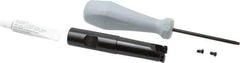 Tungaloy - 3/4" Cut Diam, 0.06" Max Depth, 3/4" Shank Diam, Weldon Shank Indexable High-Feed End Mill - Screw Holding Method, WPM. 05H3.. Insert, EXP Toolholder - Eagle Tool & Supply