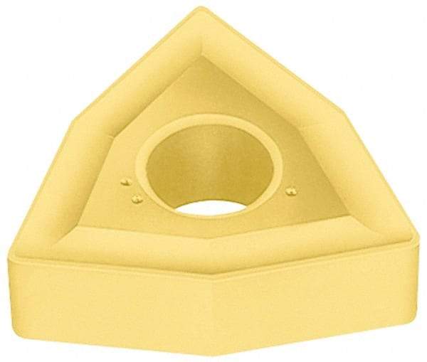 Tungaloy - WNMG433 Grade T5125 Carbide Turning Insert - TiCN/Al2O3 Finish, 80° Trigon, 1/2" Inscr Circle, 3/16" Thick, 3/64" Corner Radius - Eagle Tool & Supply