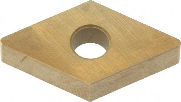 Tungaloy - DNGA432 Grade LX11 Ceramic Turning Insert - TiN Finish, 55° Diamond, 1/2" Inscr Circle, 3/16" Thick, 1/32" Corner Radius - Eagle Tool & Supply