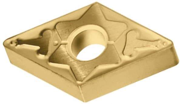 Tungaloy - DNMG433 TM Grade AH120 Carbide Turning Insert - TiAlN Finish, 55° Diamond, 1/2" Inscr Circle, 3/16" Thick, 3/64" Corner Radius - Eagle Tool & Supply