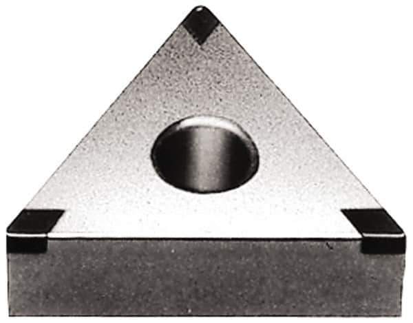 Tungaloy - 3QP-TNGA332 Grade BX930 PCBN Turning Insert - Uncoated, 60° Triangle, 3/8" Inscr Circle, 3/16" Thick, 1/32" Corner Radius - Eagle Tool & Supply