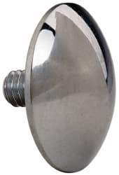 Mitutoyo - #4-48, 1/2" Ball Diam, Carbide Spherical Contact Point - 1/8" Contact Point Length, Use with AGD 1,2,3,4 - Eagle Tool & Supply