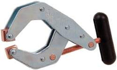 Made in USA - 700 Lb, 2-1/2" Max Opening, 2" Open Throat Depth, Cantilever Clamp - High Tensile Steel Jaw, T-Handle - Eagle Tool & Supply