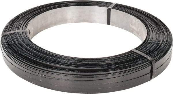 Made in USA - 2,688' Long x 1/2" Wide, Oscillated Coil Steel Strapping - 1,300 Lb Capacity, 0.023" Thick - Eagle Tool & Supply