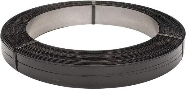 Made in USA - 1,649' Long x 3/4" Wide, Oscillated Coil Steel Strapping - 2,620 Lb Capacity, 0.025" Thick - Eagle Tool & Supply