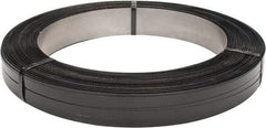 Made in USA - 1,649' Long x 3/4" Wide, Oscillated Coil Steel Strapping - 2,620 Lb Capacity, 0.025" Thick - Eagle Tool & Supply