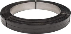 Made in USA - 1,334' Long x 3/4" Wide, Oscillated Coil Steel Strapping - 3,250 Lb Capacity, 0.031" Thick - Eagle Tool & Supply