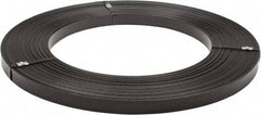 Made in USA - 836' Long x 1-1/4" Wide, Ribbon Wound Coil Steel Strapping - 5,450 Lb Capacity, 0.031" Thick - Eagle Tool & Supply