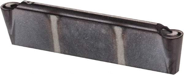 Kennametal - 0200M0A4R GMP Grade KC5010, 2mm Cutting Width Carbide Grooving Insert - 1.7mm Max Depth of Cut, Neutral, TiAlN Finish - Eagle Tool & Supply