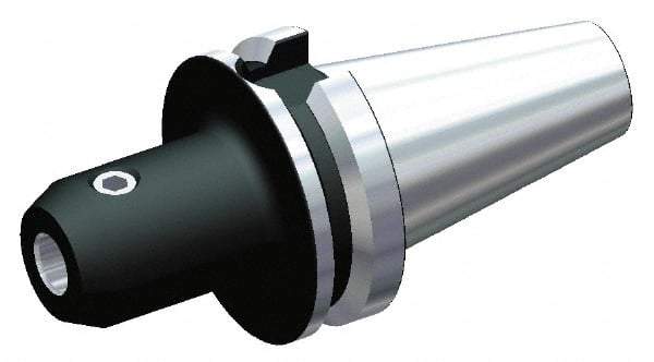 Kennametal - BT50 Taper, 1.2598" Inside Hole Diam, 105mm Projection, Whistle Notch Adapter - Through Coolant - Exact Industrial Supply