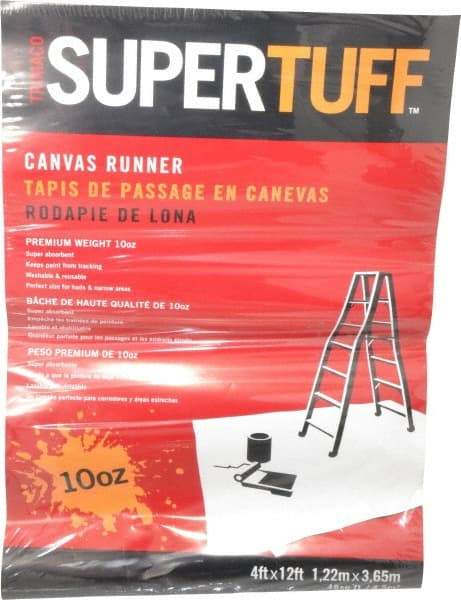 TRIMACO - Extra Heavyweight 10 oz Canvas Drop Cloth - 12' x 4' - Eagle Tool & Supply