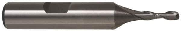 Putnam - 3/8", 9/16" LOC, 3/8" Shank Diam, 2-1/2" OAL, 2 Flute, Cobalt Square End Mill - Single End, Uncoated, Spiral Flute, 30° Helix, Centercutting, Right Hand Cut, Right Hand Flute - Eagle Tool & Supply