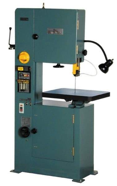 Enco - 14" Throat Capacity, Variable Speed Pulley Vertical Bandsaw - 1 hp - Eagle Tool & Supply