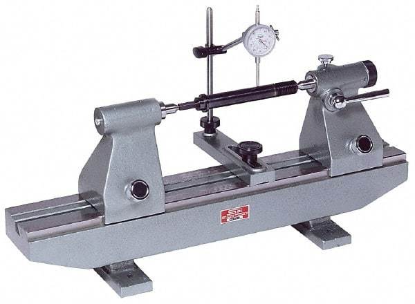 SPI - 15-3/4 Inch Center to Center, 5.9 Inch High, Bench Center - 29-1/2 Inch Long, 5.9 Inch Overall Height, 0.0003 Inch Flatness, 106 Lbs. Max Weight - Eagle Tool & Supply