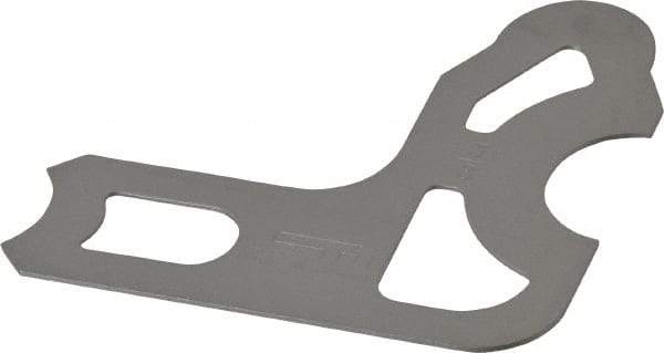 SPI - 3/8 Inch Radius Gage - Satin Chrome Finish, Steel - Eagle Tool & Supply