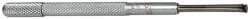SPI - 0.125 to 0.2 Inch Measurement, 0.88 Inch Gage Depth, Small Hole Gage - 3 Inch Overall Length, Satin Chrome Finish, Half Ball - Eagle Tool & Supply