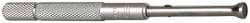 SPI - 0.3 to 0.4 Inch Measurement, 1.6 Inch Gage Depth, Small Hole Gage - 3 Inch Overall Length, Satin Chrome Finish, Half Ball - Eagle Tool & Supply