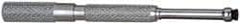 SPI - 0.4 to 0.5 Inch Measurement, 1-5/8 Inch Gage Depth, Small Hole Gage - 3 Inch Overall Length, Satin Chrome Finish, Full Ball - Eagle Tool & Supply