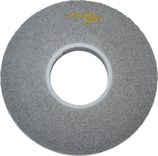 3M - 8" Diam, 1" Face Width, 3" Center Hole, Fine Grade, Silicon Carbide Deburring Wheel - Convolute, Hard Density 8 Grade, 4,500 RPM - Eagle Tool & Supply