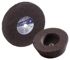 Norton - 8" Diam x 5/8" Hole x 1" Thick, T Hardness, 14 Grit Surface Grinding Wheel - Zirconia Alumina, Type 1, Very Coarse Grade, 6,000 Max RPM, No Recess - Eagle Tool & Supply
