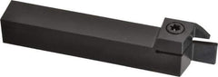 Kennametal - External Thread, 0.55" Max Depth of Cut, 4mm Min Groove Width, 5" OAL, Right Hand Indexable Grooving Cutoff Toolholder - 3/4" Shank Height x 3/4" Shank Width, A4..04.. Insert Style, A4SM Toolholder Style, Series A4 - Eagle Tool & Supply