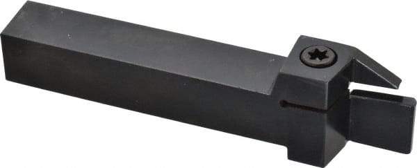 Kennametal - External Thread, 3/4" Max Depth of Cut, 5mm Min Groove Width, 5" OAL, Right Hand Indexable Grooving Cutoff Toolholder - 3/4" Shank Height x 3/4" Shank Width, A4..05.. Insert Style, A4SM Toolholder Style, Series A4 - Eagle Tool & Supply
