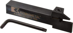 Kennametal - A4SM, External, Left Hand, 19mm Max Depth of Cut, 5mm Min Groove Width, Indexable Grooving Tool Holder - A4..05.. Insert Compatibility, 3/4" Shank Height, 3/4" Shank Width, 5" OAL - Eagle Tool & Supply