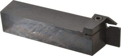 Kennametal - External Thread, 0.67" Max Depth of Cut, 4mm Min Groove Width, 6" OAL, Right Hand Indexable Grooving Cutoff Toolholder - 1-1/4" Shank Height x 1-1/4" Shank Width, A4..04.. Insert Style, A4SM Toolholder Style, Series A4 - Eagle Tool & Supply