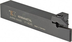 Kennametal - External Thread, 0.79" Max Depth of Cut, 6mm Min Groove Width, 6" OAL, Left Hand Indexable Grooving Cutoff Toolholder - 1" Shank Height x 1" Shank Width, A4..06.. Insert Style, A4SM Toolholder Style, Series A4 - Eagle Tool & Supply