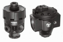 Norgren - 1/4 NPT Port, Zinc Hi-Flow Pilot Operated Regulator - 10 to 300 psi Range, 300 Max psi Supply Pressure, 1/4" Gauge Port Thread, 2.7" Wide x 4.4" High - Eagle Tool & Supply
