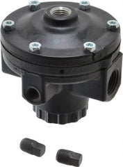Norgren - 1/2 NPT Port, 70 CFM, Zinc/Aluminum Air Pilot Operated Regulator - 10 to 400 psi Range, 400 Max psi Supply Pressure, 3.38" Wide x 3.3" High - Eagle Tool & Supply
