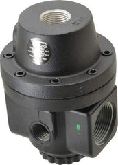 Norgren - 1-1/4 NPT Port, 300 CFM, Zinc/Aluminum Air Pilot Operated Regulator - 10 to 400 psi Range, 400 Max psi Supply Pressure, 4.16" Wide x 5.97" High - Eagle Tool & Supply