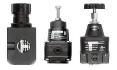 Norgren - 1/4 NPT Port, 6.4 CFM, Aluminum Remote Pilot Regulator - 5 to 125 psi Range, 450 Max psi Supply Pressure, 2.47" Wide x 5.24" High - Eagle Tool & Supply